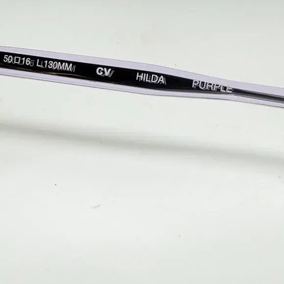 BCBG Maxazria‎ Eyeglasses Frames Full Rim 50-16-130 Hilda Purple 20656